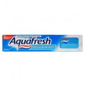AQUAFRESH TOOTH PAST FRESH MINT 125 GM BLUE