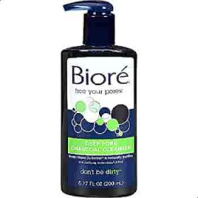 BIORE CHARCOAL DEEP PORE FACIAL CLEANSER 200 ML