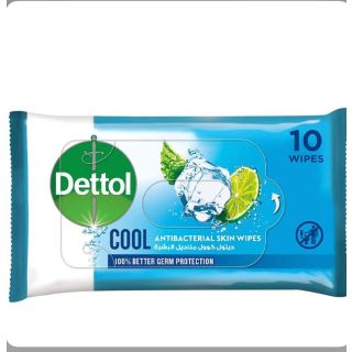 DETTOL WIPES COOL 10 P