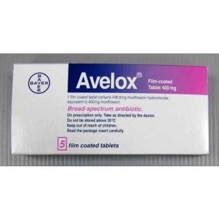 AVALOX 400 MG TABLET 5P