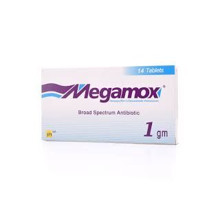 MEGAMOX 1 GM TABLET 14P