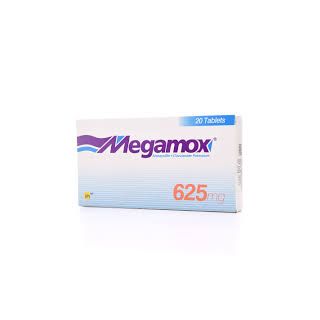MEGAMOX 625 MG TABLET 20P