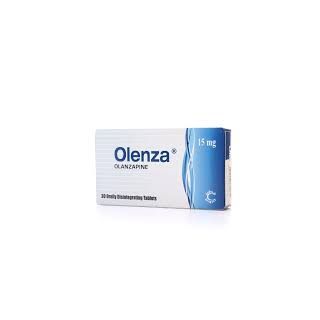 OLENZA 15 MG TABLET 30 P