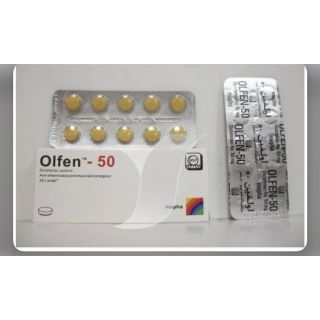 OLFEN 50 MG TABLET 20P