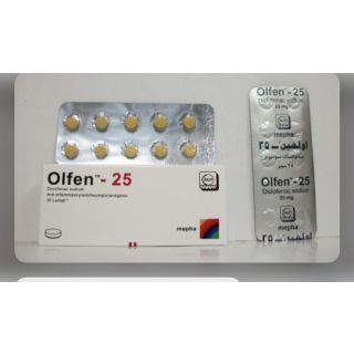 OLFEN 25 MG TABLET 20P