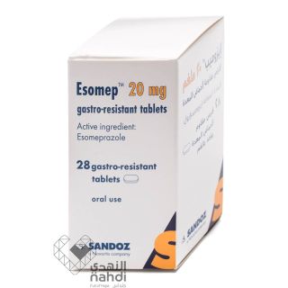 ESOMEP 20 MG TABLET 28P