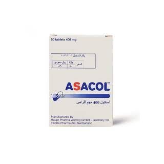 ASACOL 400 MG TABLET 50P