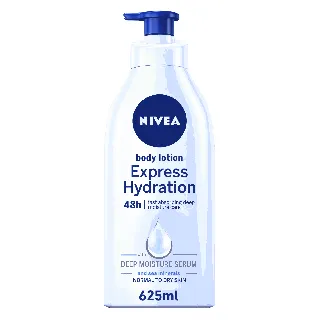 Nivea Body Lotion Express Hydration Fast Absorbing Nomal To Dry Skin 625 Ml