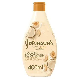 Johnson Vita-Rich Body Wash Yogurt & Peach & Coconut 400 Ml
