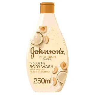 Johnson Vita-Rich Body Wash Yogurt & Peach & Coconut 250 Ml