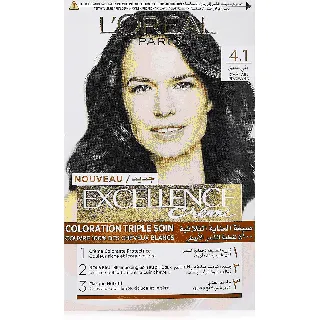 Loreal Hair Color Excellence Creme Deep Brown 4.1