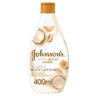 Johnson Vita-Rich Lotion Yogurt & Peach & Cocount 400 Ml
