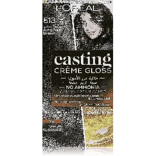 Loreal Hair Color Casting Creme Gloss No Ammonia Light Ash Brown 513