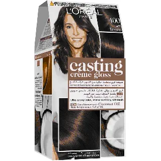 Loreal Hair Color Casting Creme Gloss No Ammonia Brown 400