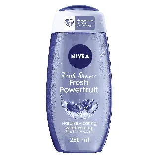 Nivea Shower Gel Fresh Power Fruit Raspberry 250 Ml