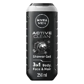Nivea Shower Gel Men Active Clean 250 Ml