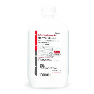 DEXTROSE 5% IN NORMAL SALINE SOLUTION 500 ML RAZI