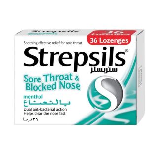 STREPSILS LOZENGE MENTHOL 36 P