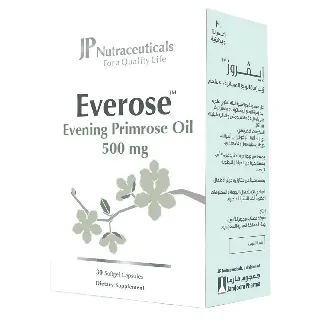Jp Everose Evening Primrose Oil 500 Mg Capsules 60 P