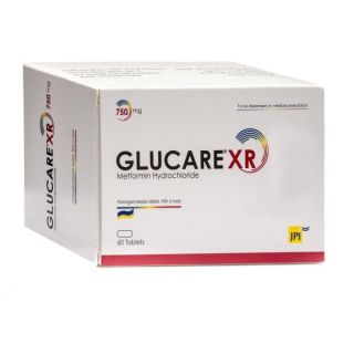 GLUCARE 750 MG XR TABLET 60 P