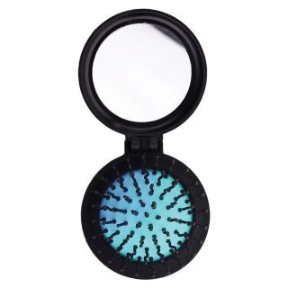 Rose Aroma Hair Brush Foldable With Mirror 4724