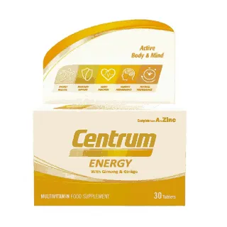 CENTRUM ENERGY WITH GINSENG GINKGO TABLET 30P