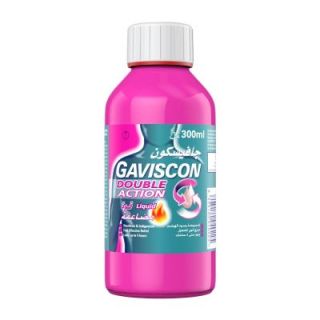 GAVISCON DOUBLE ACTION PEPPERMENT SUSPENSION 300 ML