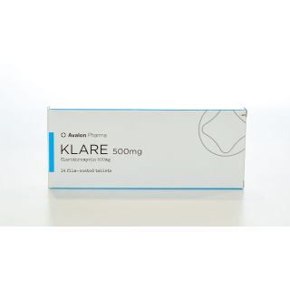 AVALON KLARE 500 MG TABLET 14 P