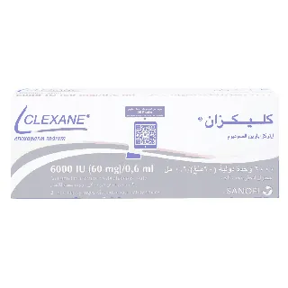 CLEXANE 6000/0.6 ML PRE-FILLED SYRINGE 2P