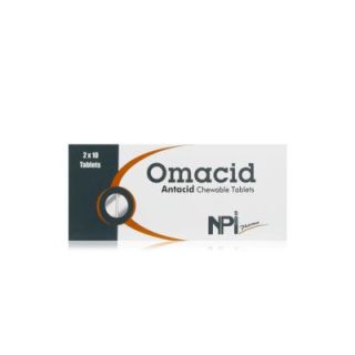 OMACID ANTIACID CHEWABLE TABLET 20P