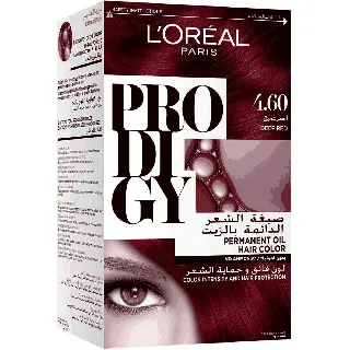 Loreal Hair Color Prodigy No Ammonia Deep Red 4.6