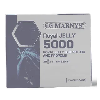 Marnys Royal Jelly 5000 Royal Jelly Bee Pollen Propolis Drink 11 Ml * 20 P