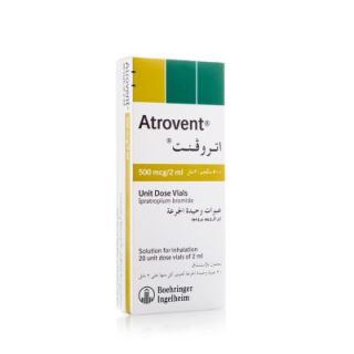 ATROVENT 500 MCG/2ML INHALER SOLUTION 20P
