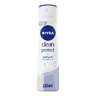 Nivea Deoderant Spray Women Clean Protect With Alum 150 Ml