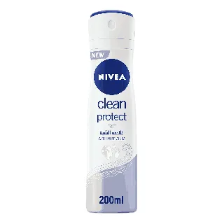 Nivea Deoderant Spray Women Clean Protect With Alum 200 Ml