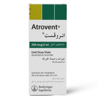 ATROVENT 250 MCG/2ML INHALER SOLUTION 20P
