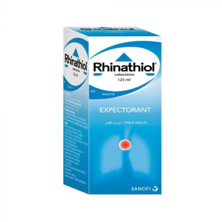 RHINATHIOL 5% SYRUP ADULT 125 ML