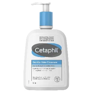 Cetaphil Gentle Skin Cleanser Face And Body Dry Sensitive Skin 500 Ml