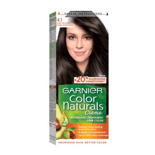 Garnier Hair Dye Color Naturals Deep Ashy Brown 4.1