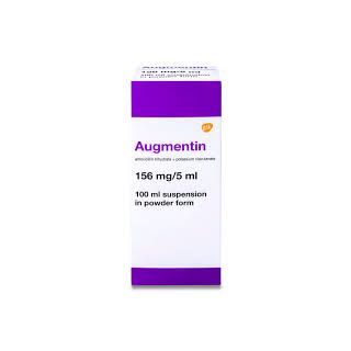 AUGMENTIN 156 MG/5 ML SUSPENSION 100 ML