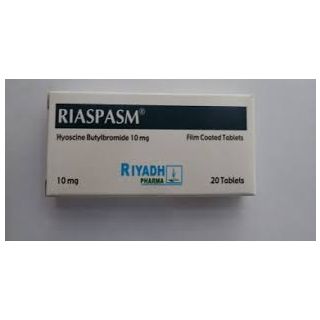 RIASPASM 10 MG TABLET 20P