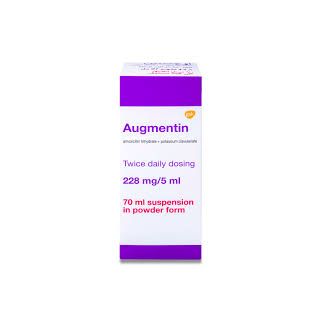 AUGMENTIN 228 MG/5ML SUSPENSION 70 ML