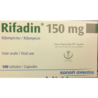 RIFADIN 150 MG CAPSULE 8P