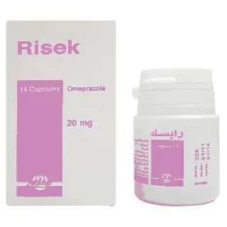 RISEK 20 MG CAPSULE 14P