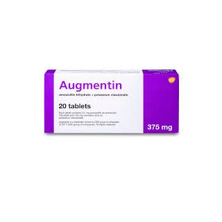 AUGMENTIN 375 MG TABLET 20P