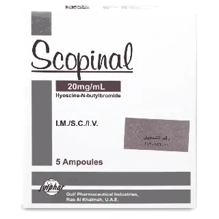 Scopinal 20 Mg Ampoule 1 Ml 5P
