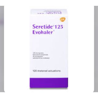SERETIDE 125 MCG EVOHALER 120P