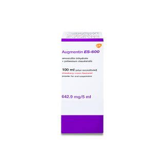 AUGMENTIN-ES 600 MG/5 ML SUSPENSION 100 ML