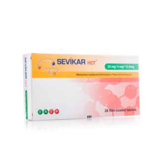 SEVIKAR HCT 20/5/12.5 MG TABLET 28P