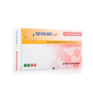 SEVIKAR HCT 40/10/25 MG TABLET 28P